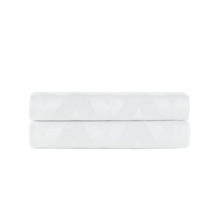 White Polyester Nova Coverlet - Full/Queen Size