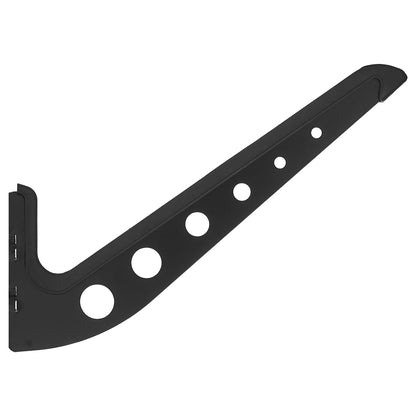 Surfboard Wall Mount Rack - 4 Tier Black Display Storage for Living Room