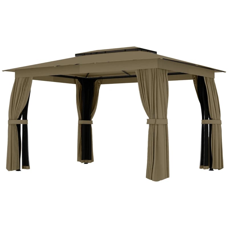 Large Garden Gazebo Canopy for Poolside Patio Area