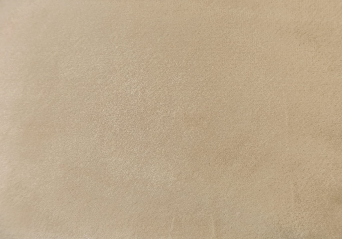 Beige Velvet Curtains - 2 Panels, 95" Long