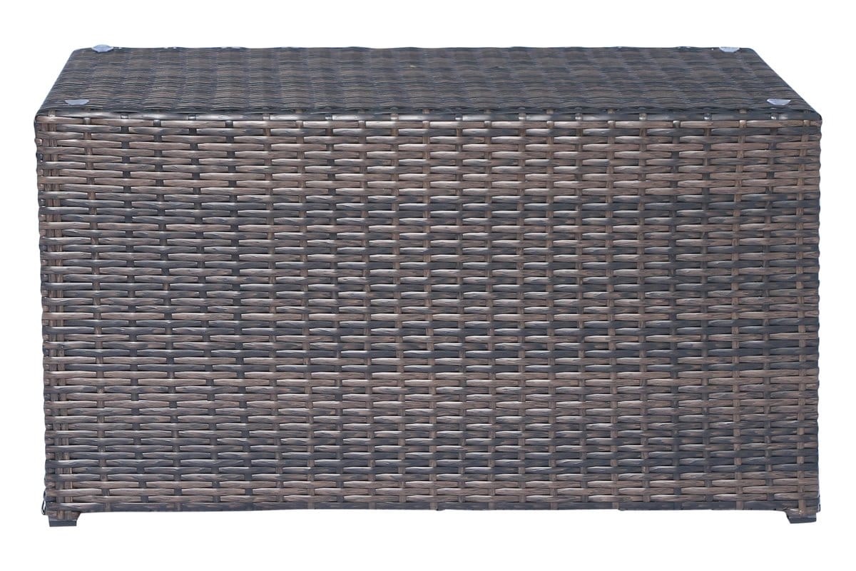 Fully Assembled Brown Wicker Coffee Table - Outdoor Dining