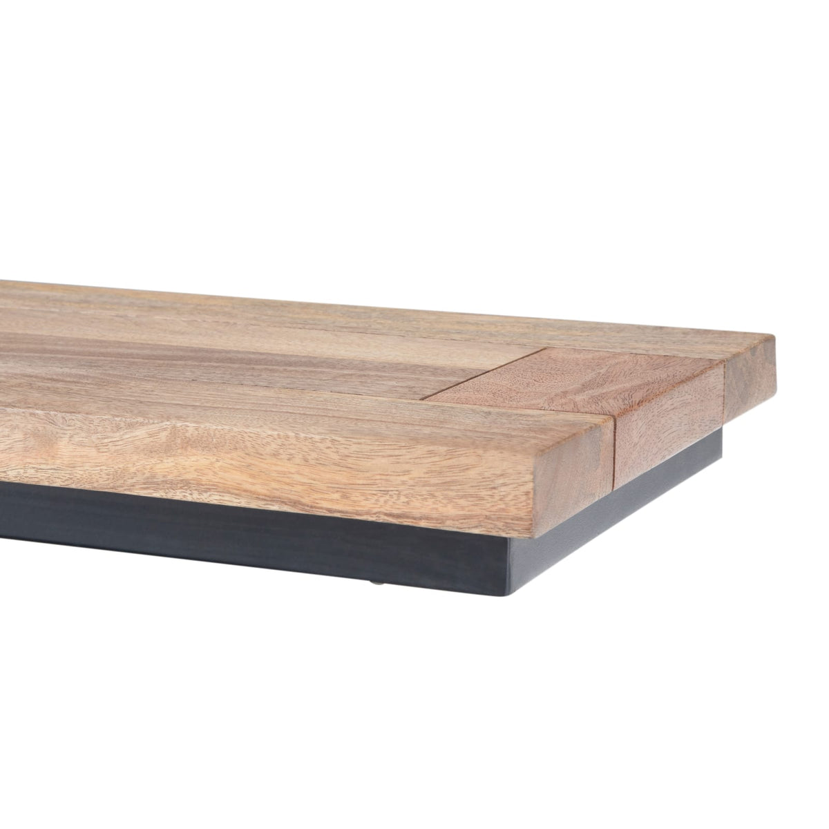 Natural Mango Wood C Side Table - 18.1" x 10.2"