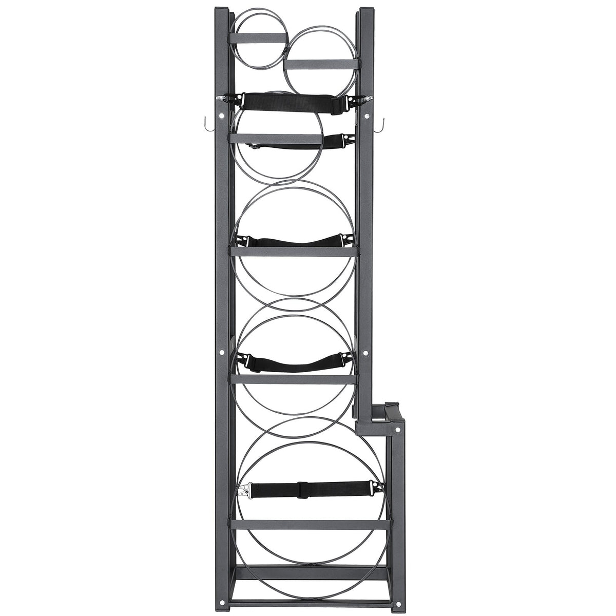 Carbon Steel Refrigerant Tank Rack - 50lb Capacity