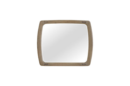 English Knotty Oak Mirror with Bowties - Vanity & Dresser Mirrors
