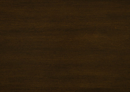Cherry Wood Dining Chairs Set of 2 - Leather Upholstered