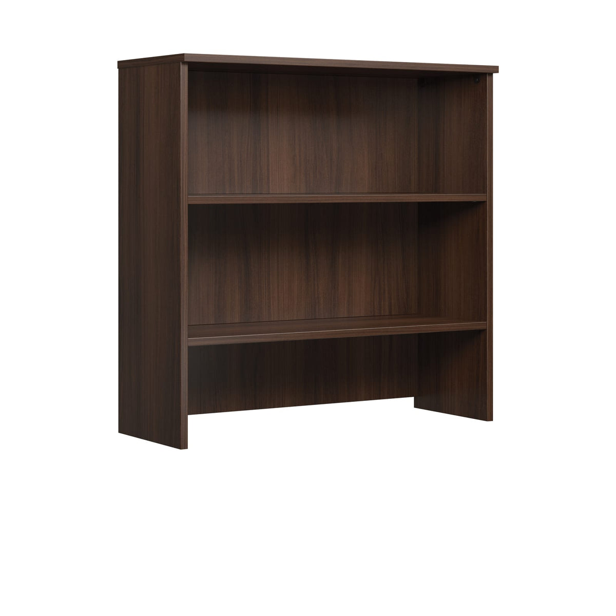 Brown Adjustable Shelves Office Hutch - 35.43" W for Living Room