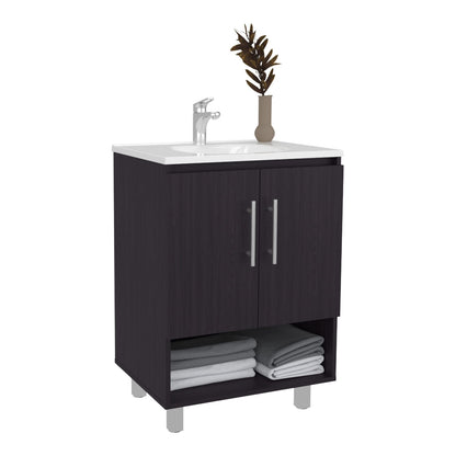 Wenge Freestanding Bathroom Vanity Cabinet for Bathroom Renovation