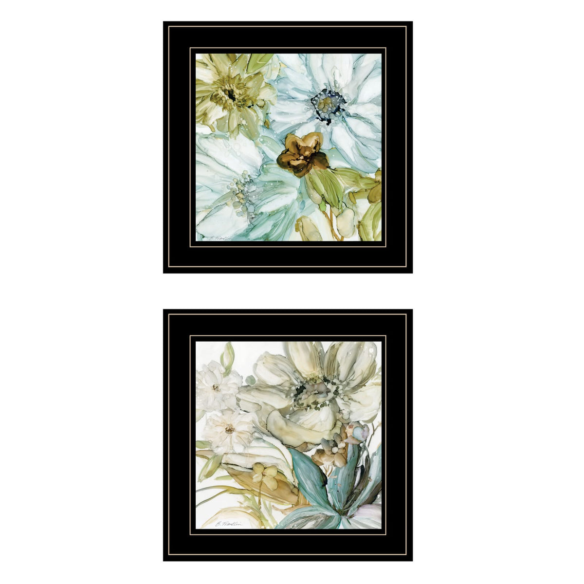 Multicolor Paper Wall Art - Modern Framed Print for Living Room Bedroom