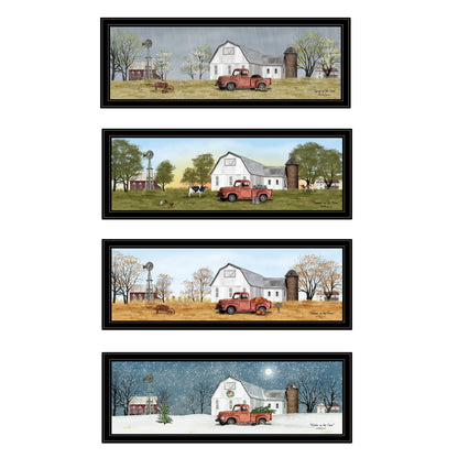 Black Frame Billy Jacobs Four Seasons VII Vignette Art