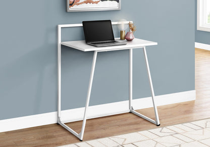 30" White Computer Desk - Modern Office Table for Home Office
