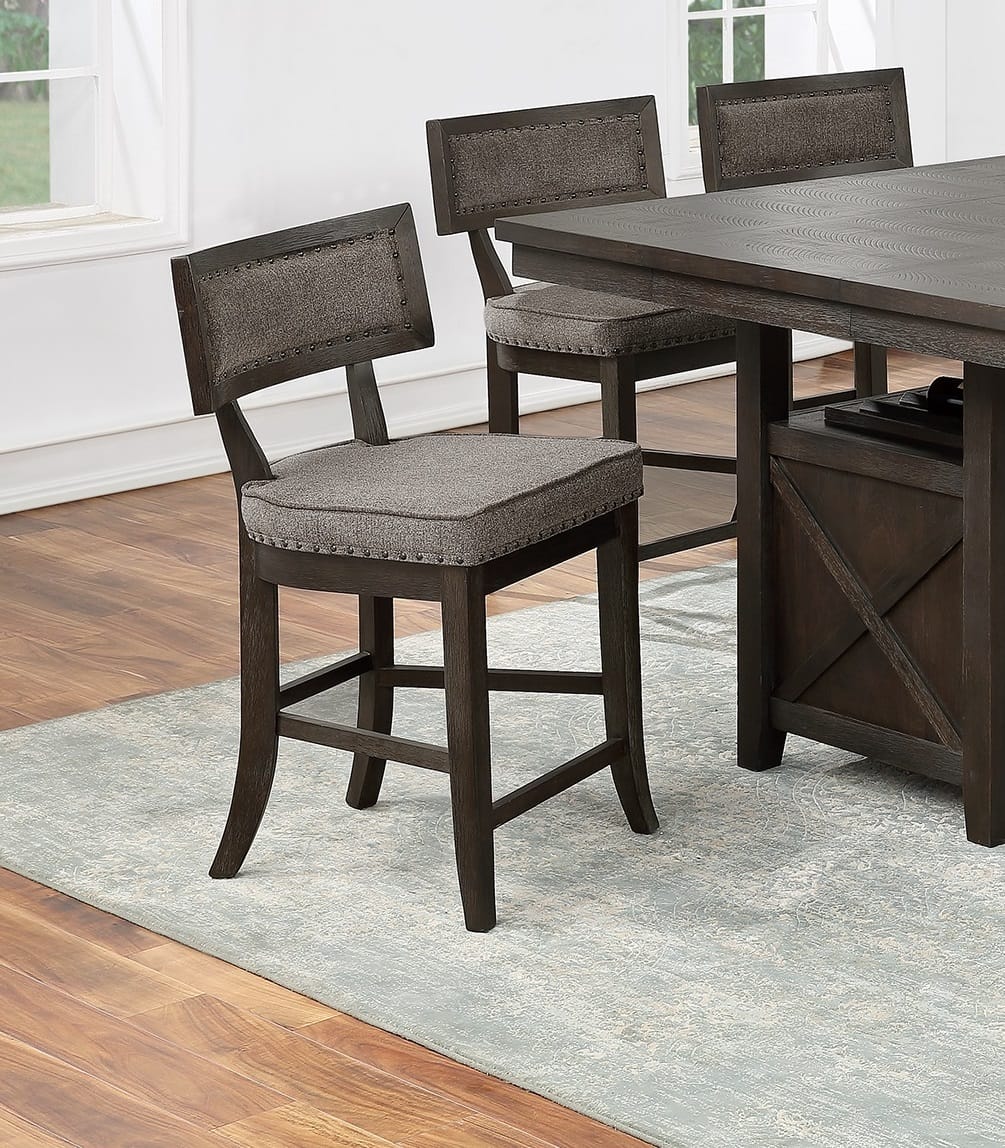 Espresso Rectangular Dining Table with Chairs for Dining Room