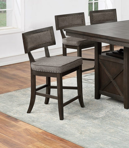 Espresso Rectangular Dining Table with Chairs for Dining Room