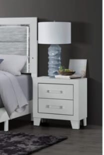 OMODA White Nightstand - Modern Bedroom Storage