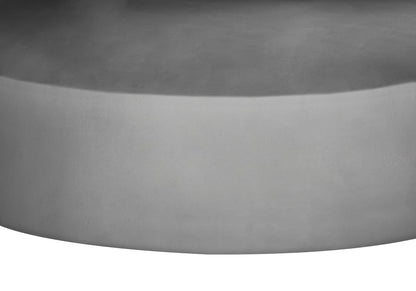 Grey Magnesium Oxide Accent Table - 25"H Outdoor Side Table