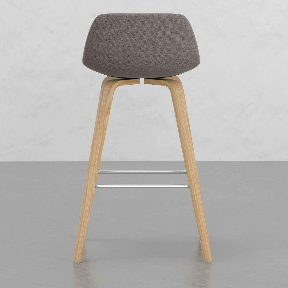 Harvard Bentwood Stools - Mocha Wood & Fabric Comfort for Bedroom