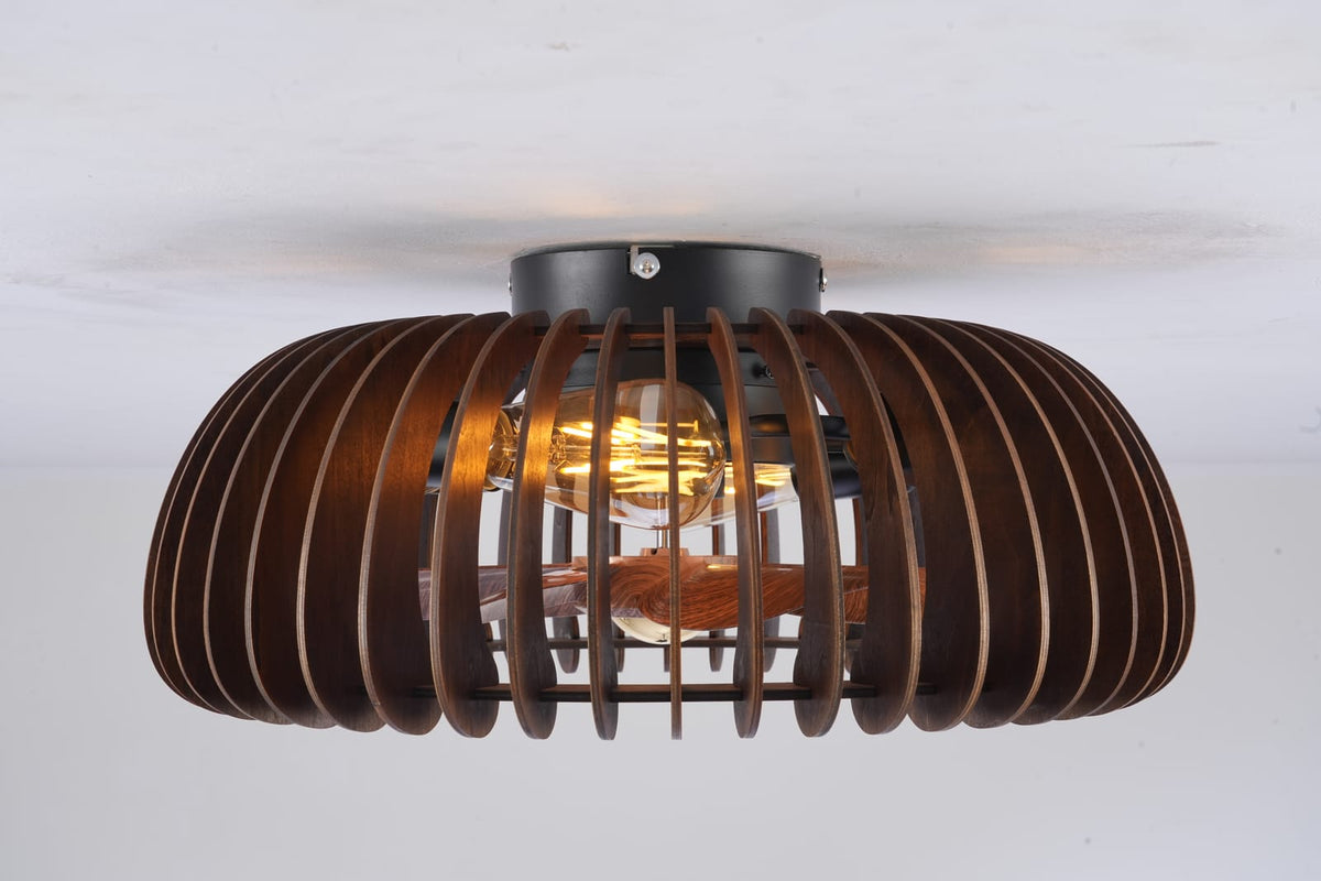 20 inch Wood Ceiling Fan Light with Remote Control for Bedroom