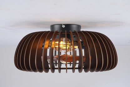 20 inch Wood Ceiling Fan Light with Remote Control for Bedroom