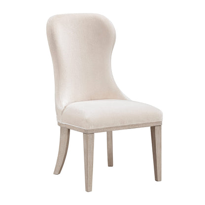 Ivory Side Chairs Set of 2 Classic Dining Chairs