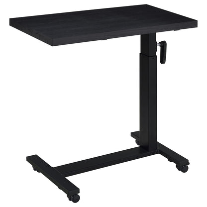 Black Height Adjustable C-Table - 27 to 39 Inch Range for Living Room