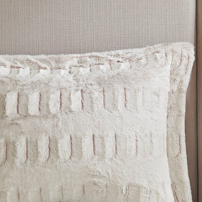 White Twin Comforter Set - Plush Polyester Bedding