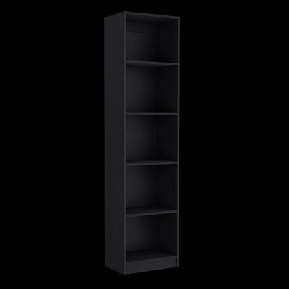 Wenge 2-Piece Bookcase Set - Living Room Storage