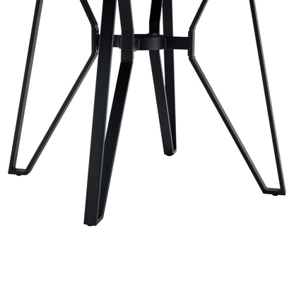 Round Brown Dining Table - Seats 4 for Kitchen Dining Rooms