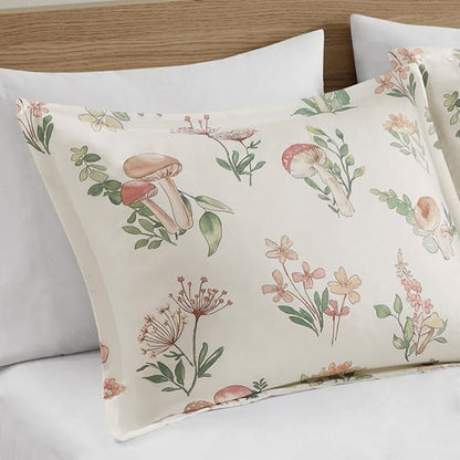 Full Polyester Mushroom Bedding Set