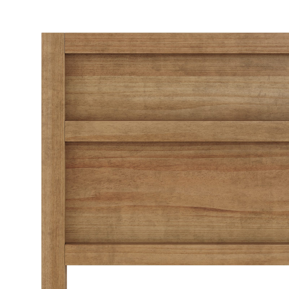 Maddox Modern Wood Panel Queen Headboard - Brown