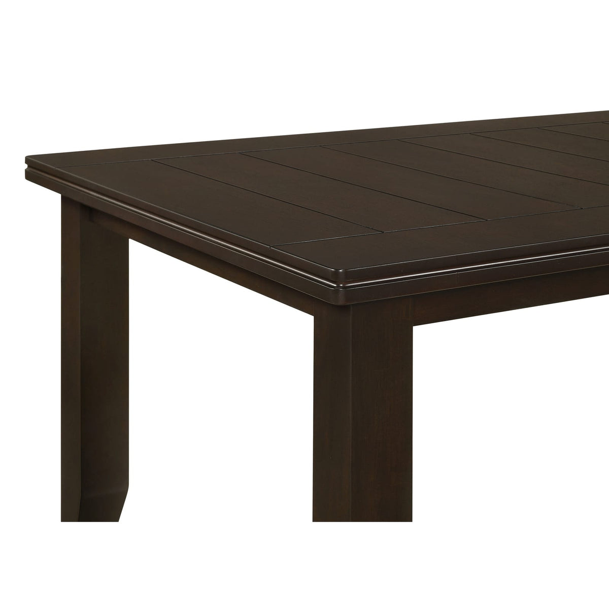 Espresso Cappuccino Rectangular Dining Table 66" x 42"