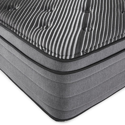 Twin Size Black Foam Spring Mattress - Cooling Comfort