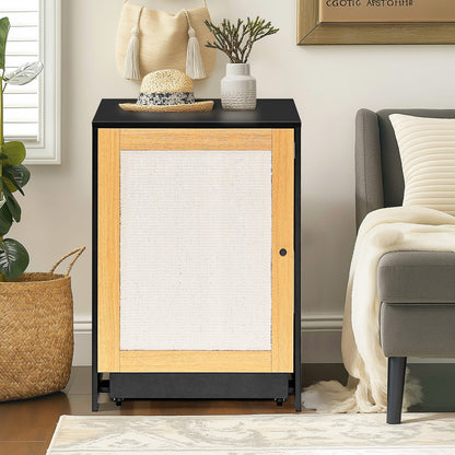Hidden Cat Litter Box Enclosure - Black
