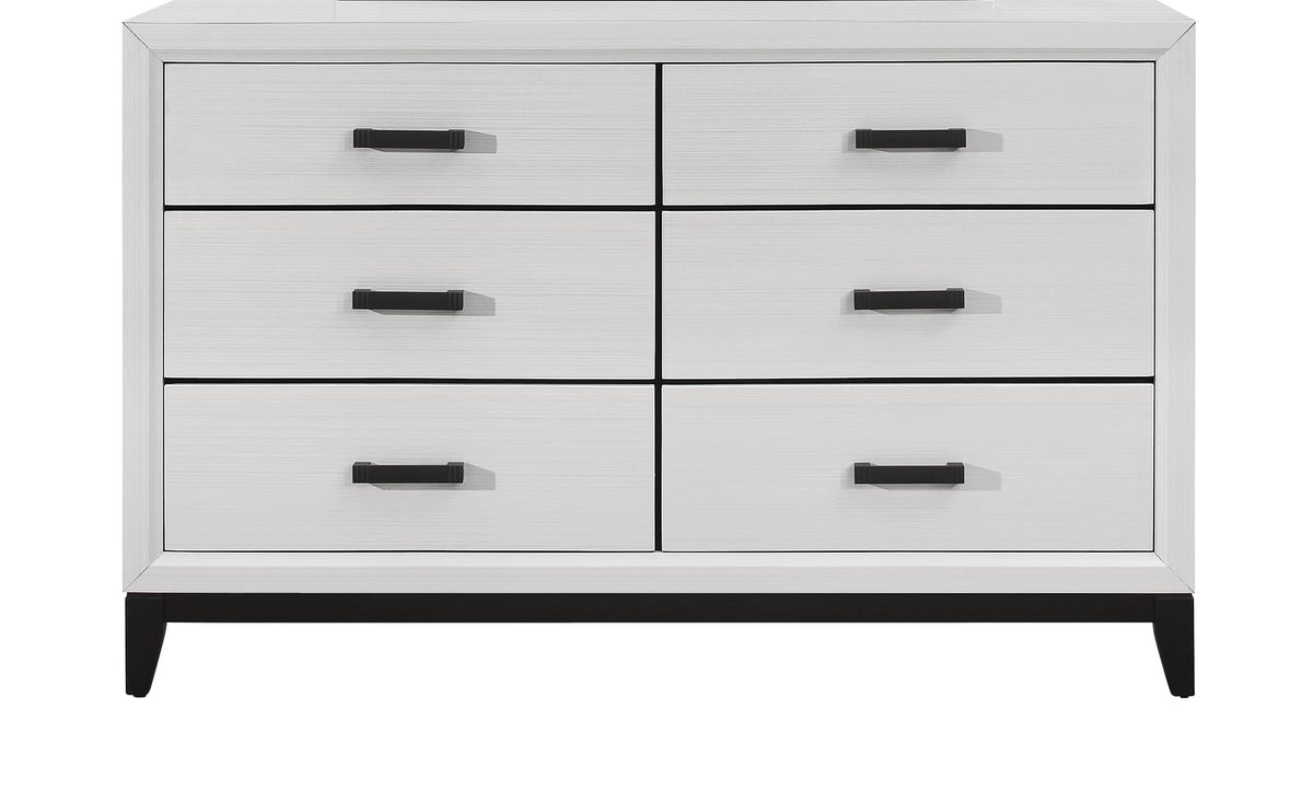 MIRAGE White Dresser - Modern Bedroom Storage