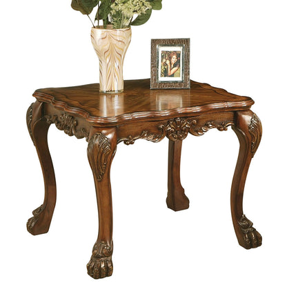 Cherry Square End Table - 28" Solid Wood