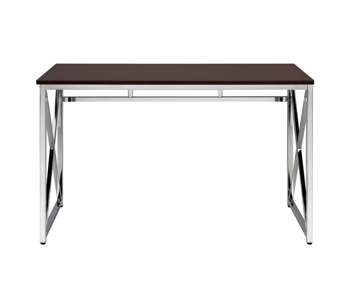 Madison Office Workspace Desk - Brown Engineered Wood