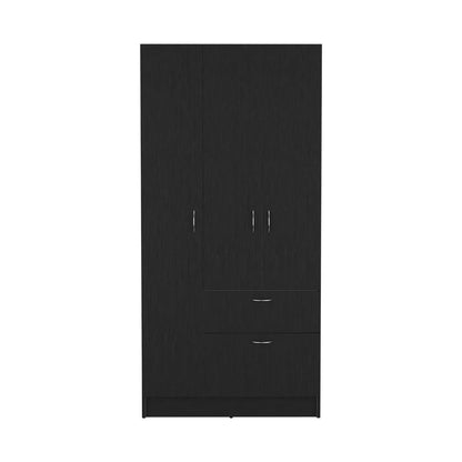 2-Piece Bedroom Set, Armoire and Dresser, Wenge and Pine