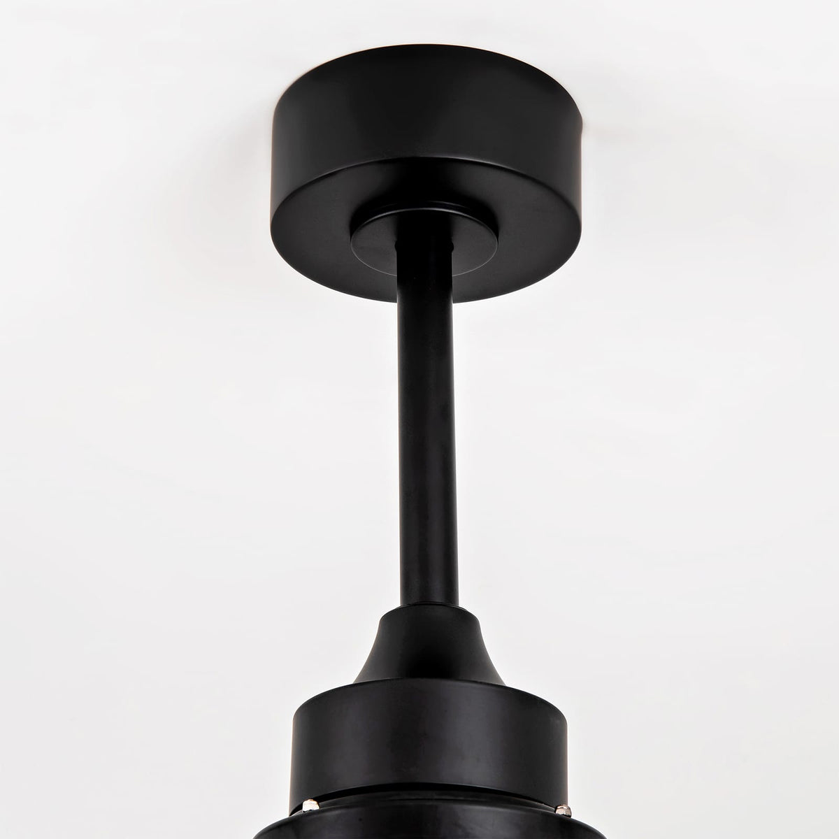 52 Inch Solid Wood Ceiling Fan with Lights Black