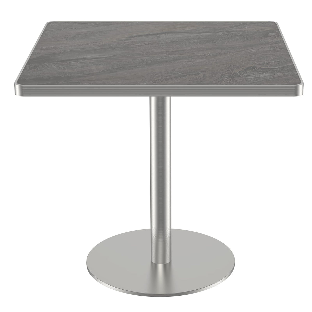 Square Modern Dining Table 31.5 inches Bistro Table Tulip Table with Faux Marble