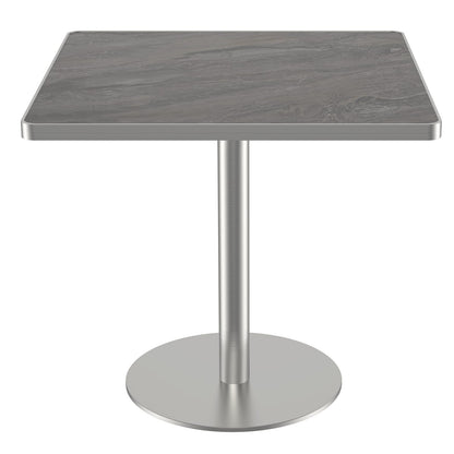 Square Modern Dining Table 31.5 inches Bistro Table Tulip Table with Faux Marble