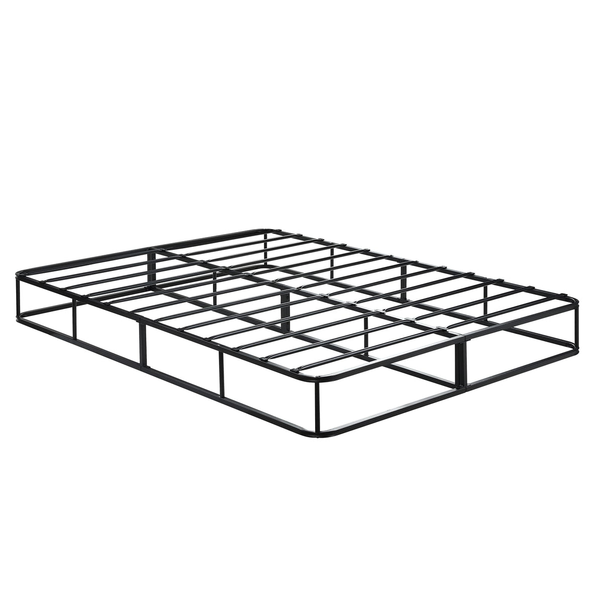 Full Metal Bed Frame Black 8.5 Inch High