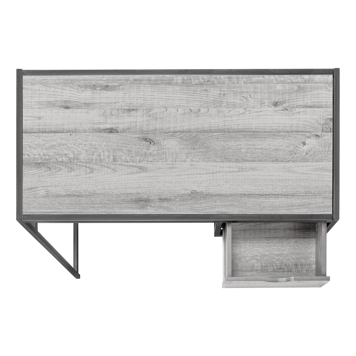 Grey Computer Desk with Storage Drawer - 42" L