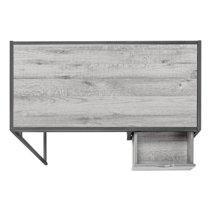 Grey Computer Desk with Storage Drawer - 42" L