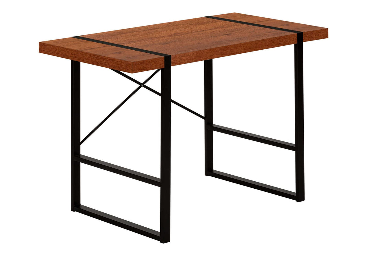 Cherry Wood Computer Desk - 49" L Workstation