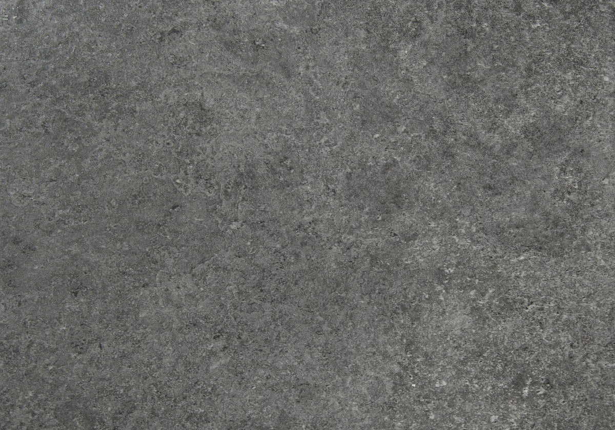 Grey Stone-Look Computer Desk with Storage Drawers for Home Office