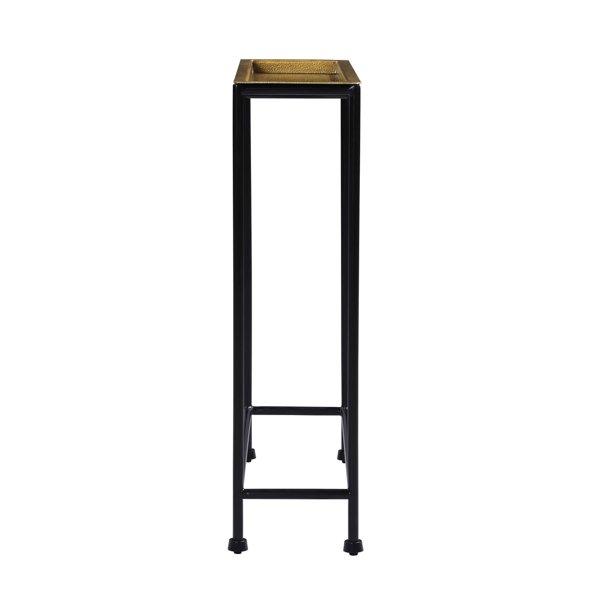 Antique Bronze Metal Accent Table - 20.75" for Living Room