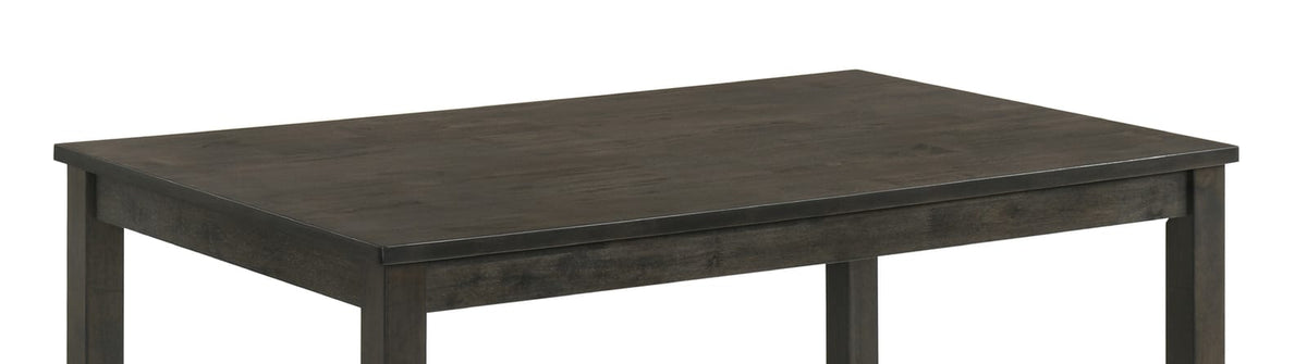 Dark Brown Rectangular Dining Table - Seats 4