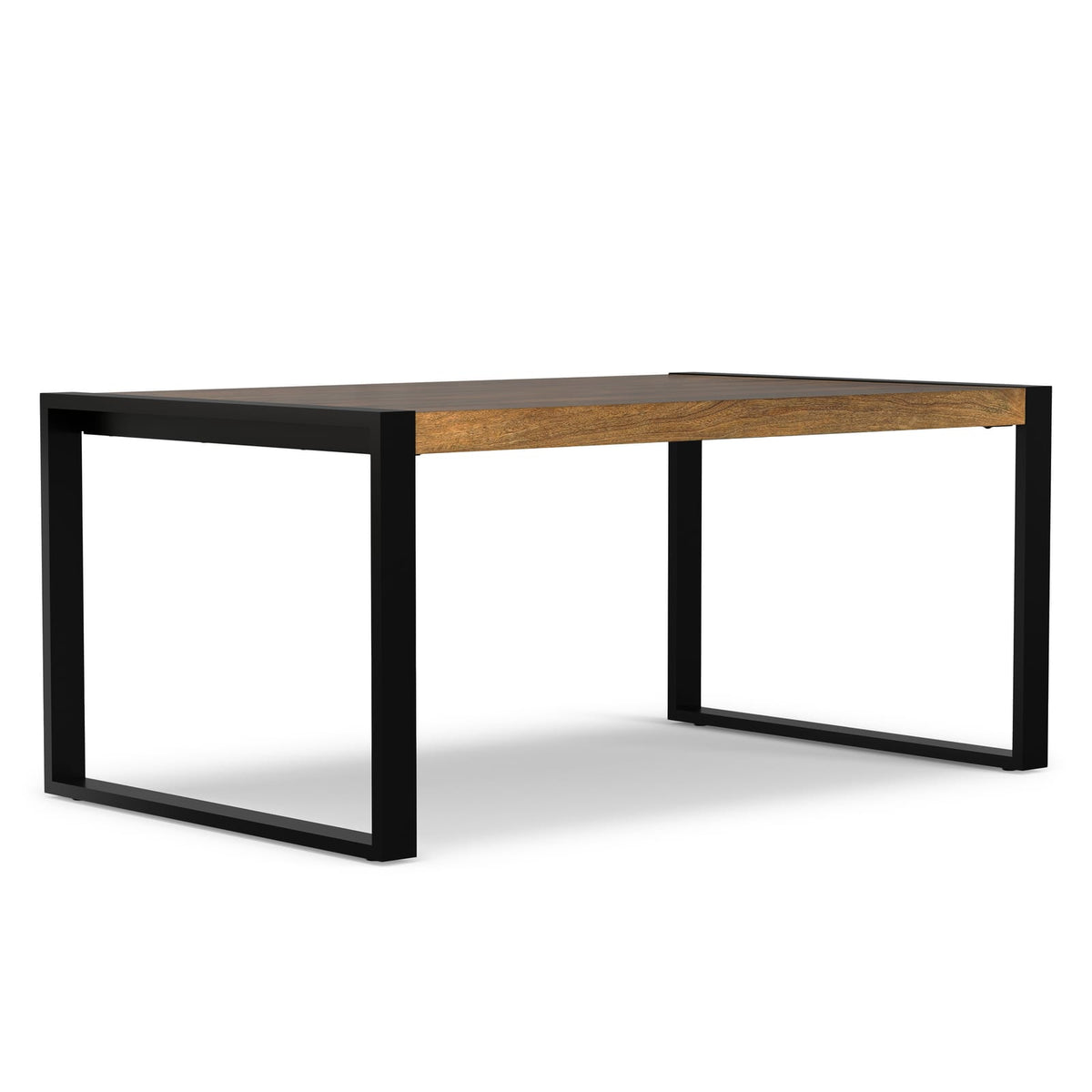 Light Tobacco Wood Dining Table - 4 Person