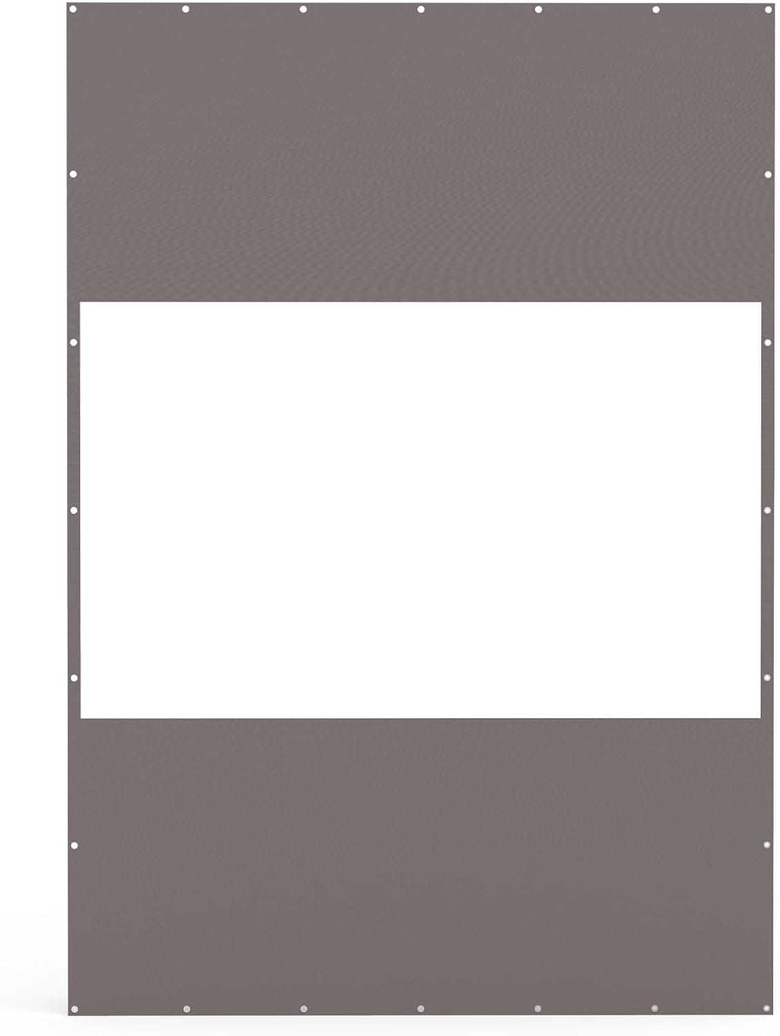 10ft x 7ft Gray Outdoor Privacy Curtain - Waterproof Patio Screen