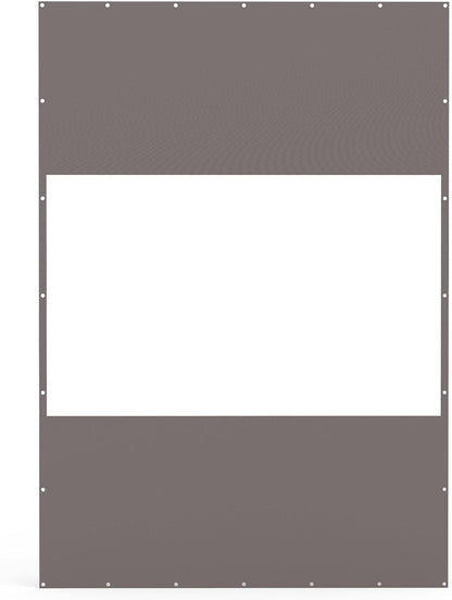 10ft x 7ft Gray Outdoor Privacy Curtain - Waterproof Patio Screen