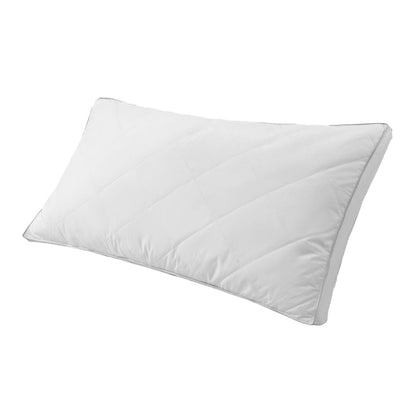Queen Size Bed Pillows - Soft White Polyester Set of 2