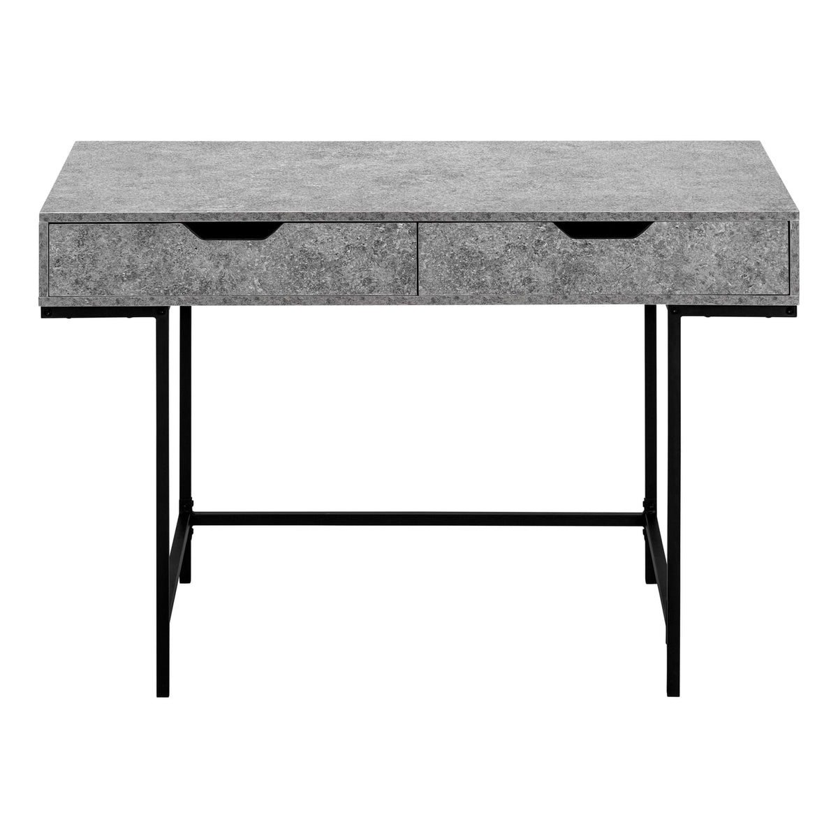 Grey Stone Computer Desk - Home Office Storage